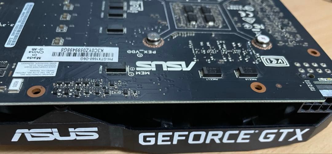 グラフィックボード・グラボ・ビデオカード ASUS NVIDIA GEFORCE GTX 1660 6GB