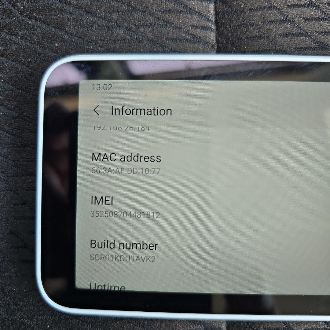 Galaxy 5G Mobile Wi-Fi SCR01 動作品