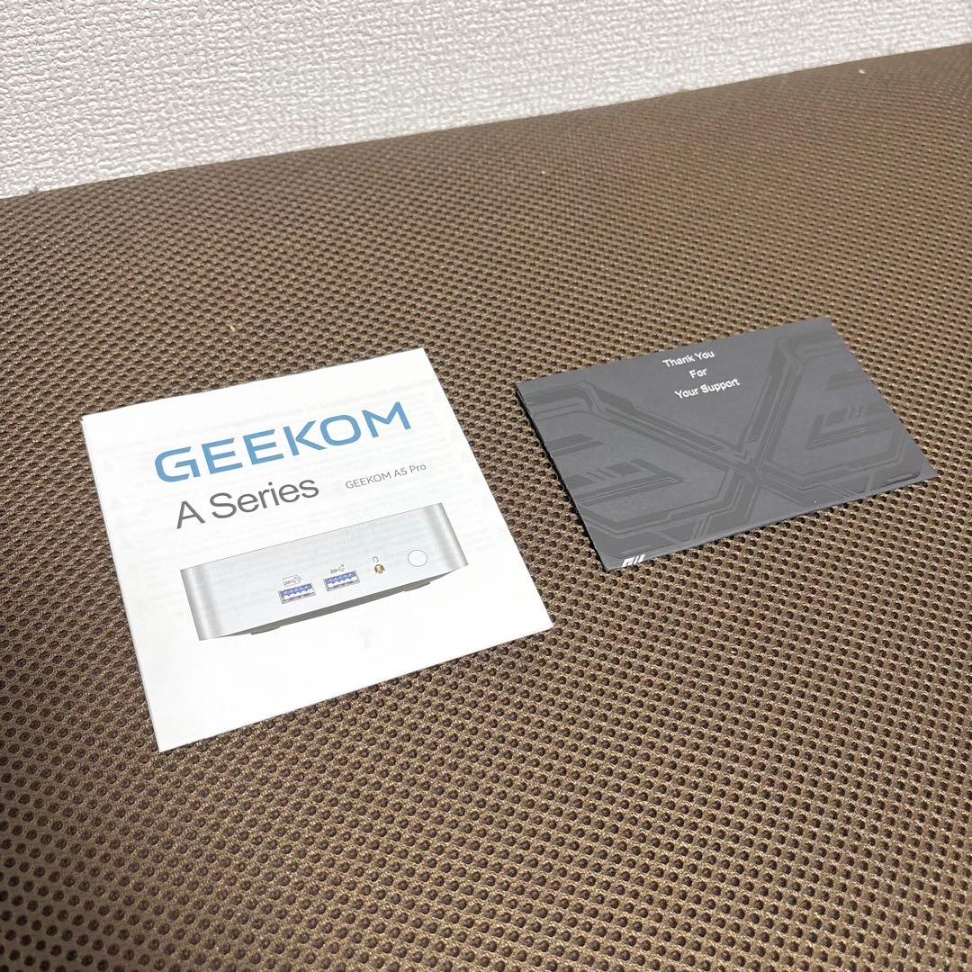 GEEKOM A5 PRO ミニPC R5-7430U 16GB 512GB