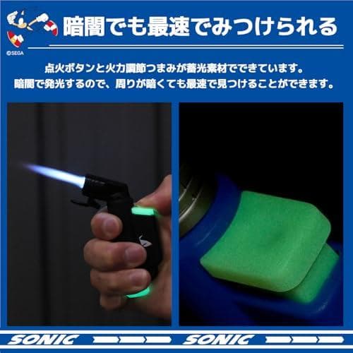 ソト(SOTO) 蓄光 超小型 強力 耐風 バーナー トーチ ガス 充てん式 A