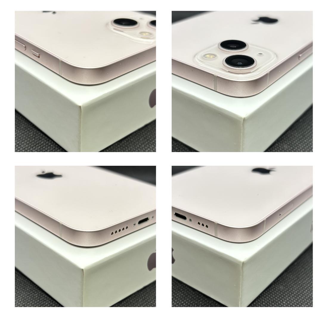 【美品】iPhone 13 ピンク 128GB SIMフリー 新品バッテリー