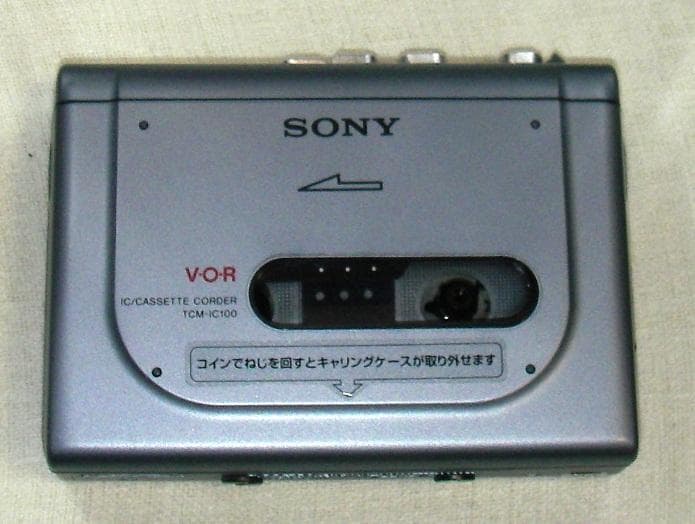 美品：TCM-IC100 Sony ソニー カセットレコーダーICレコーダ+付属