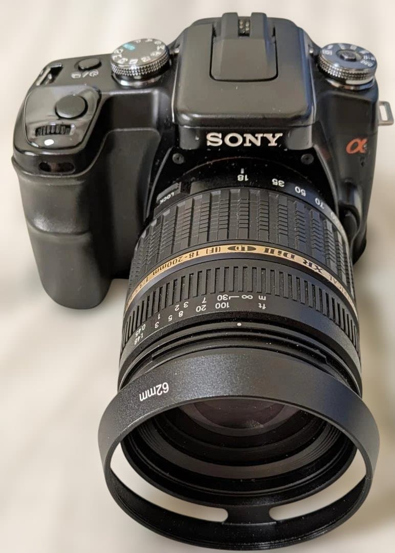 SONY α シリーズ デジタル一眼レフカメラ α100 TAMRONズーム付き