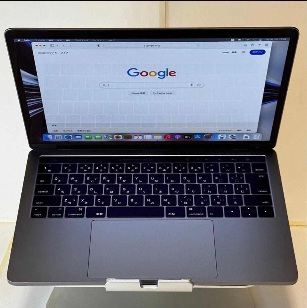 美品 MacBook Pro 13㌅ 16G/500G 指紋認証 タッチバー
