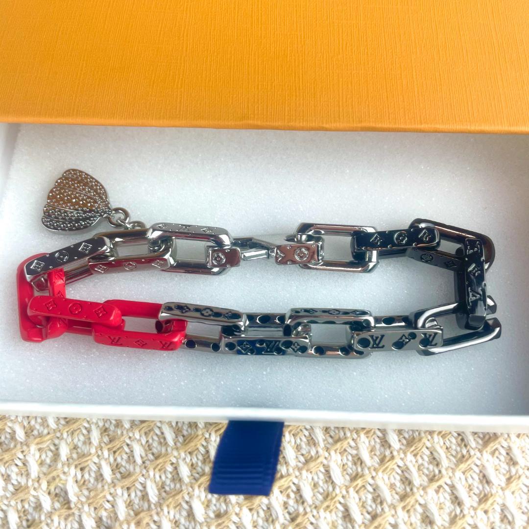 希少 Louis Vuitton 草間彌生 チェーン ブレスレット ノベルティ