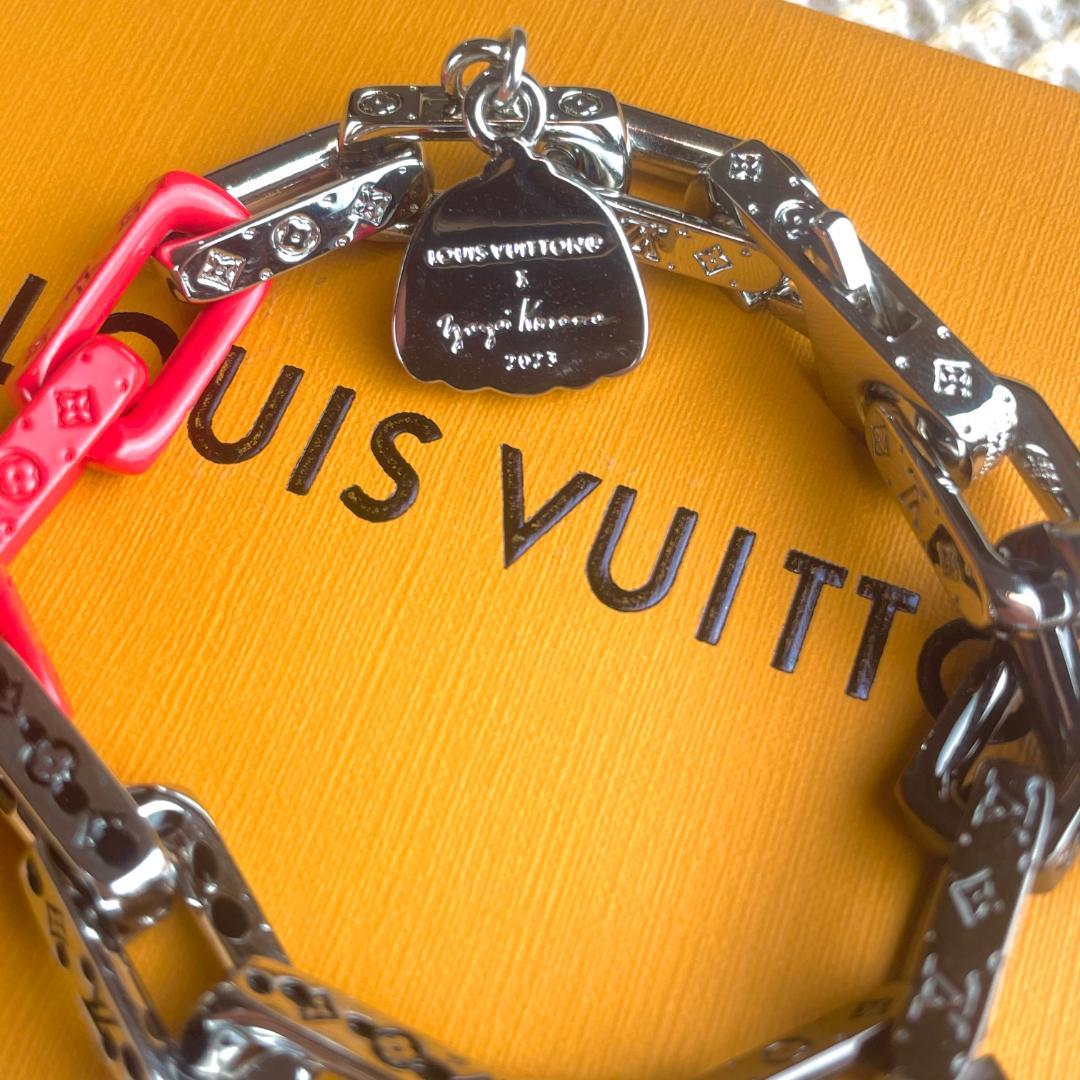 希少 Louis Vuitton 草間彌生 チェーン ブレスレット ノベルティ