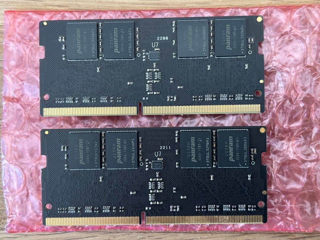 DDR4-2400 (PC4-19200) 8GB×2枚