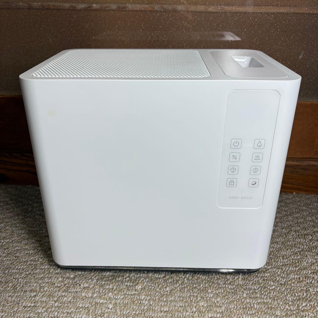 気化式加湿器 グレージュ モダンデコ AND・DECO dyk01
