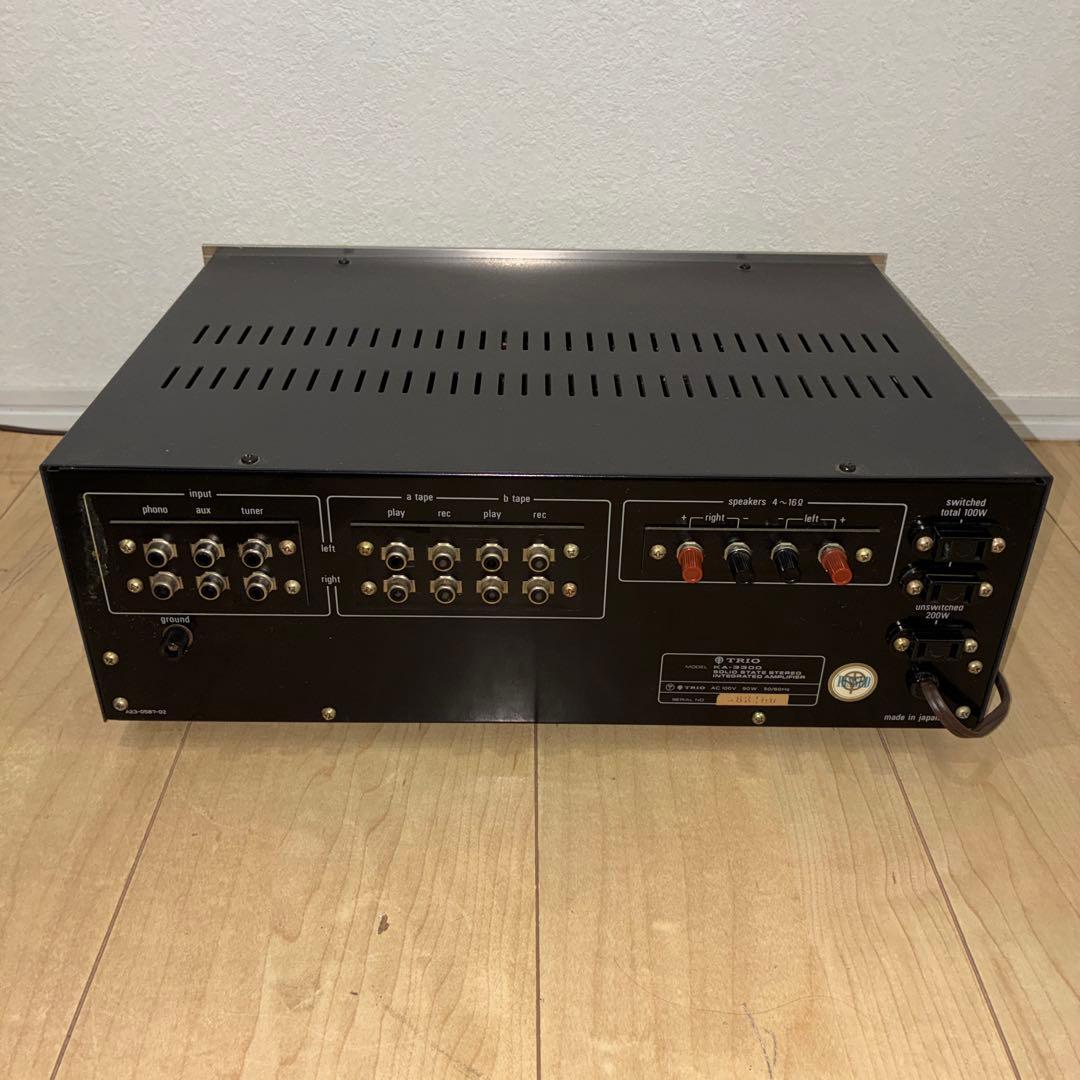 動作良好！！trio 　プリメインアンプ　KA-3300 名機です