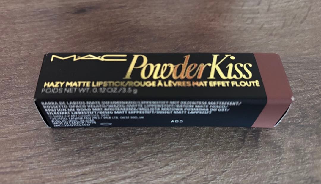 【新品】MACパウダーキス　ヘイジー　マットリップスティック　912 テイケン