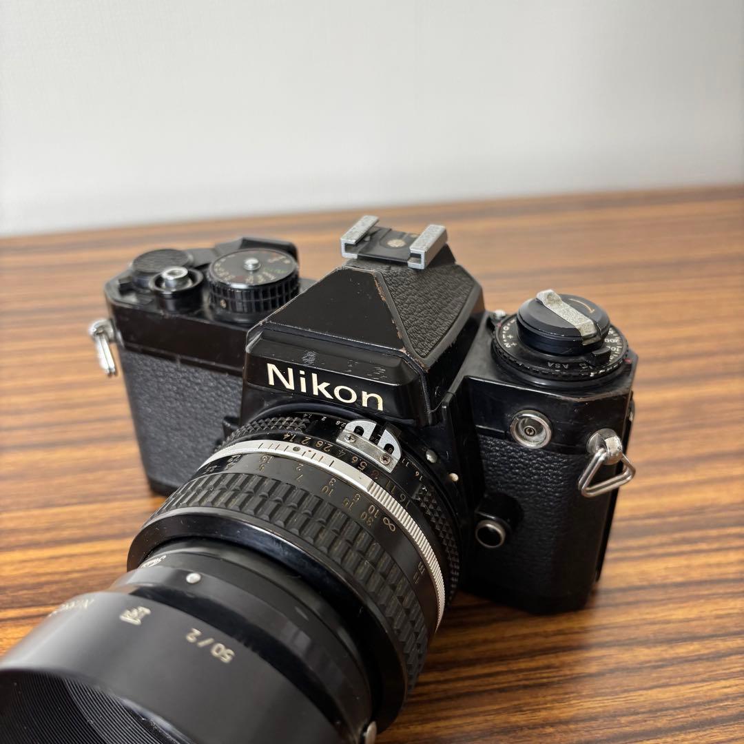 Nikon ニコン FE ブラック フィルムカメラレンズセット 【ジャンク品】
