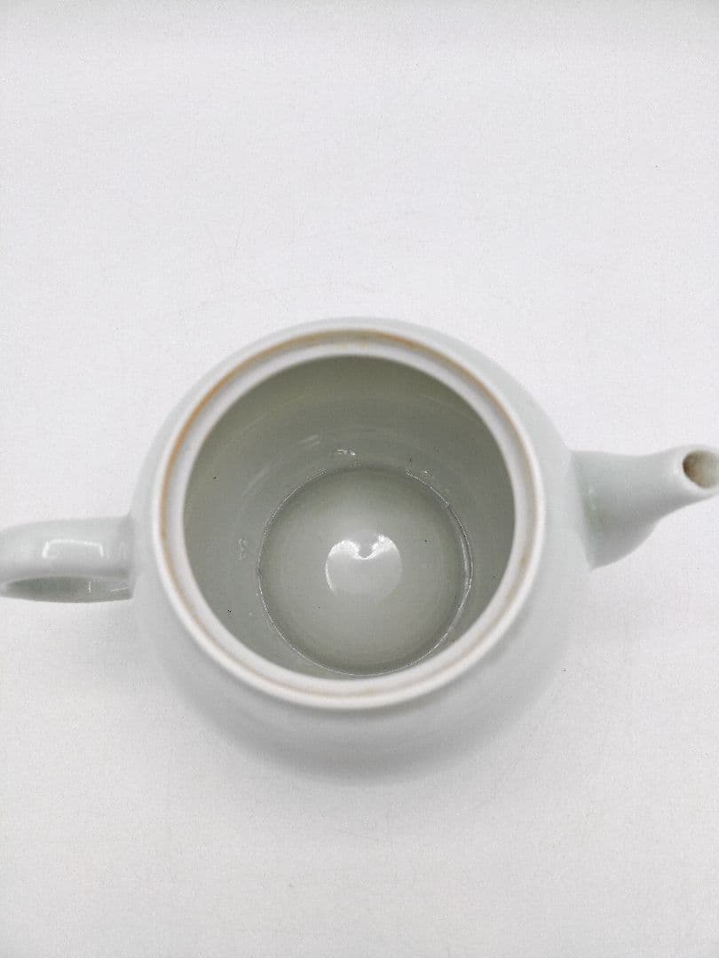 d161【新品・未使用】急須 白磁 紙箱 茶道具