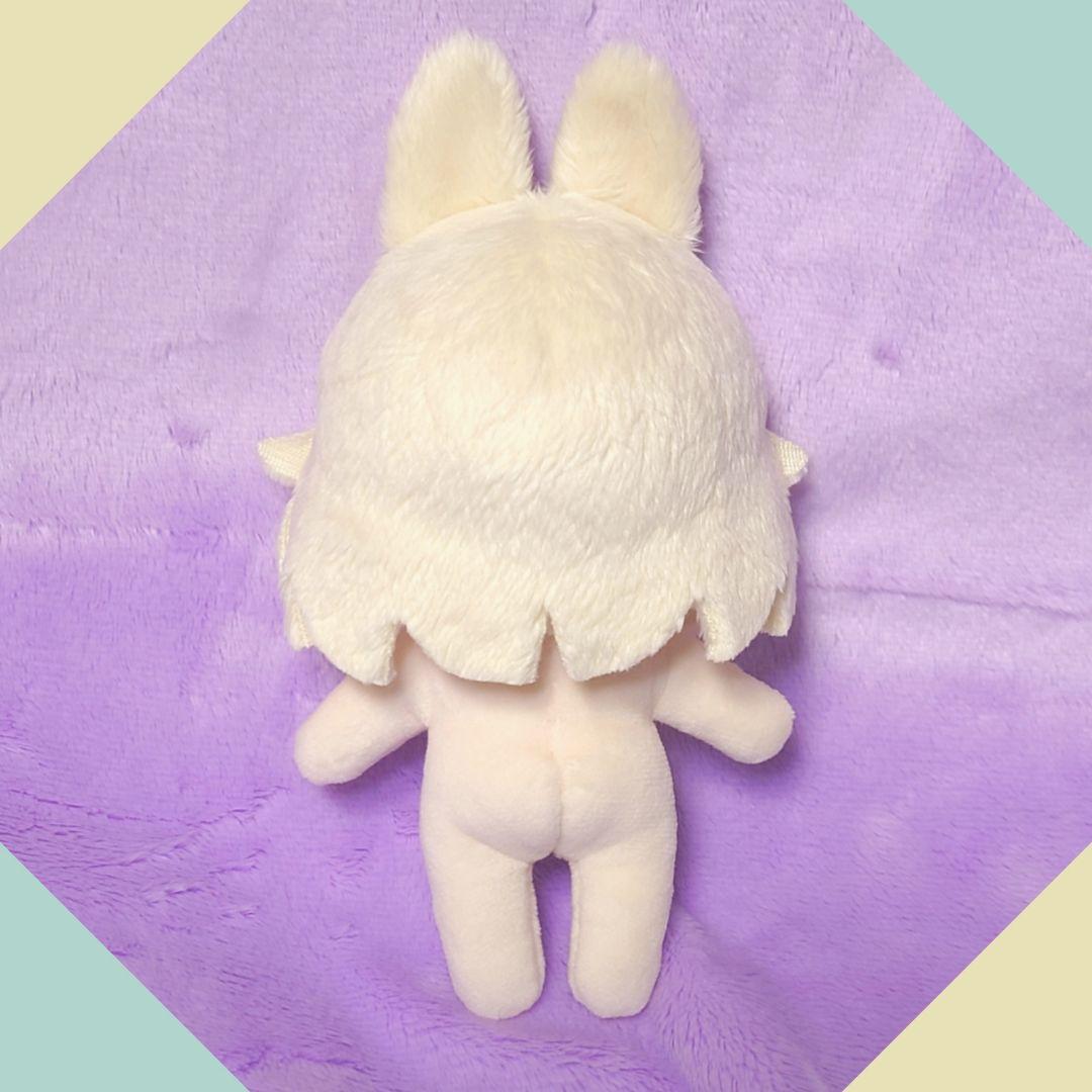 自作ぬいぐるみ 10cm 無属性 ハンドメイド うさ耳 ボブ【No.4】