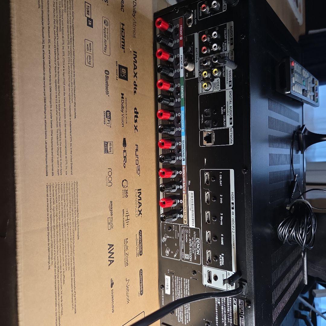 DENON AVR-X1500H HEOS対応 AVレシーバー