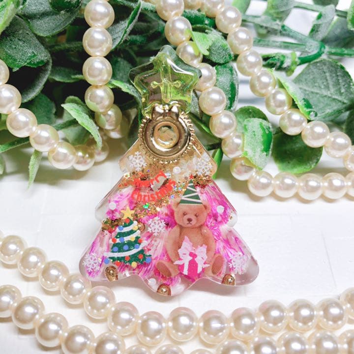 Mana様お取置きです。レジンヘアゴム XmasNo.195