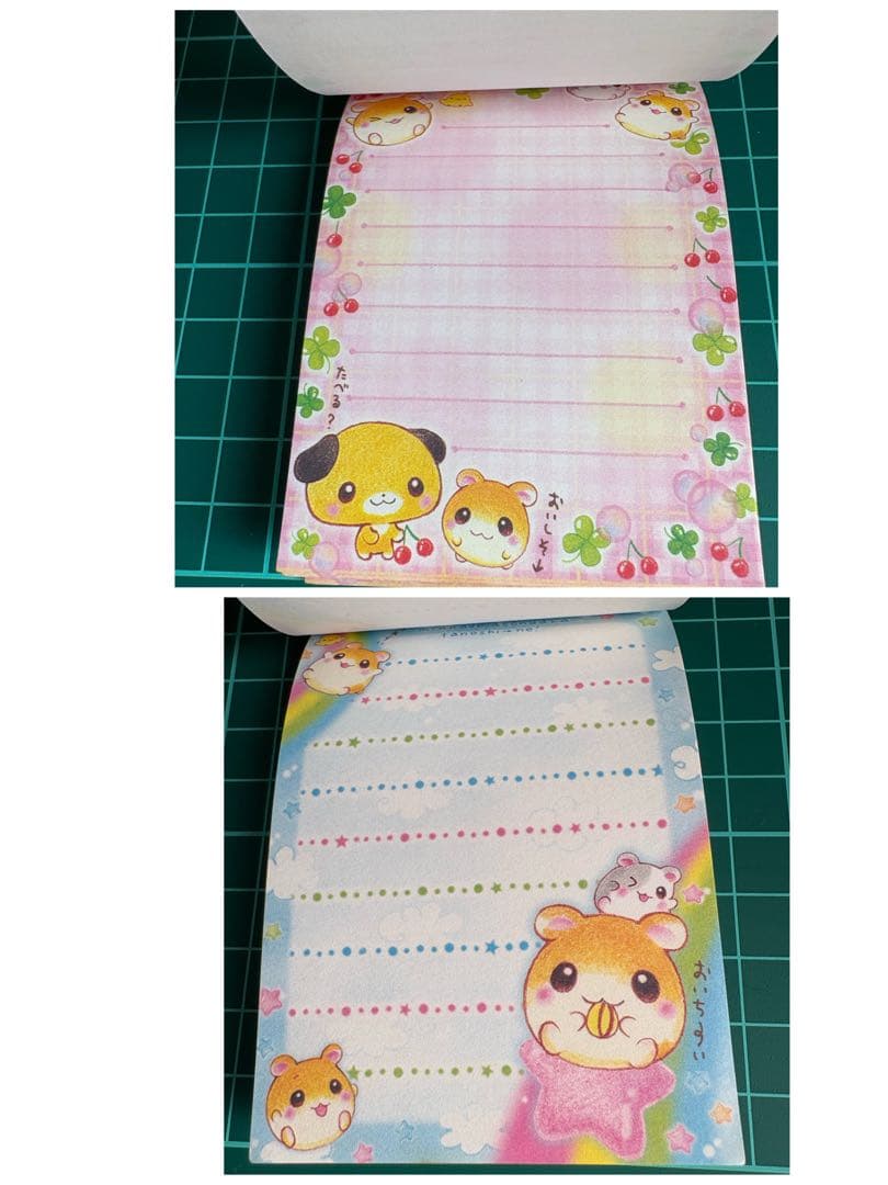d*2様 平成レトロ　ハムスター柄メモ帳　6冊