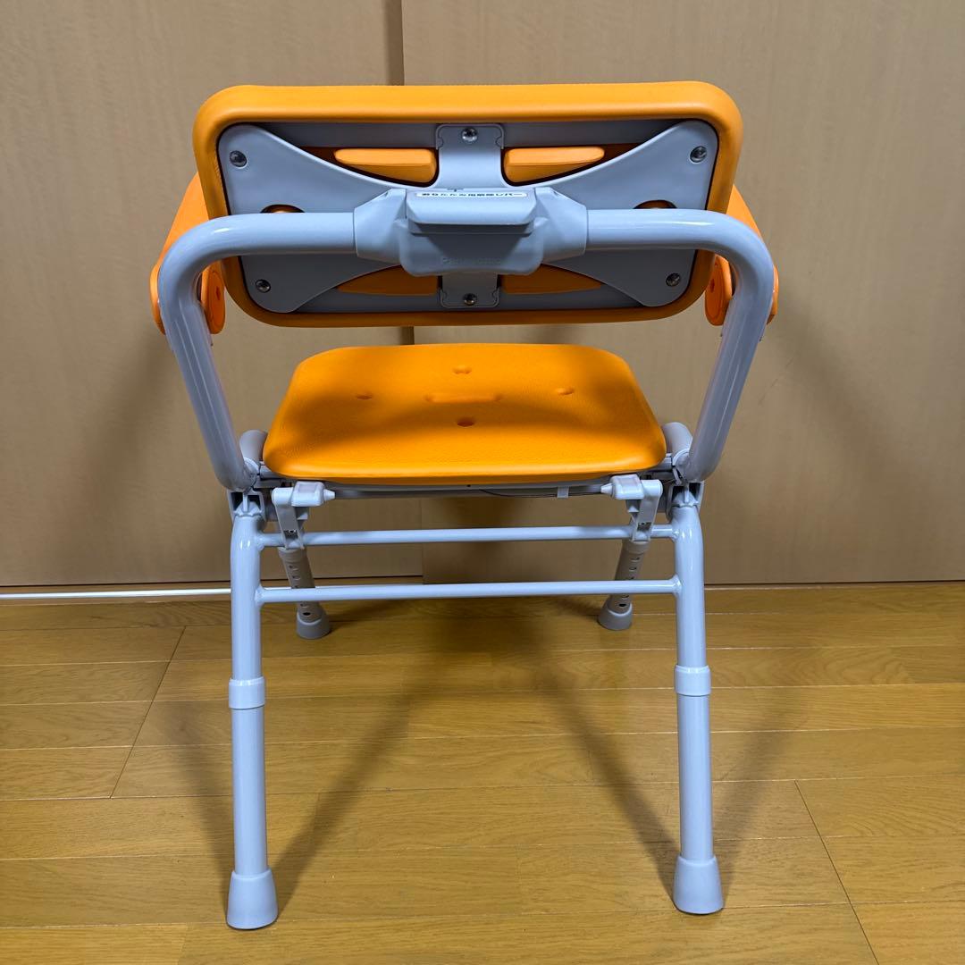 パナソニック　折りたたみ式 介護用風呂椅子 PN-L41831　オレンジ