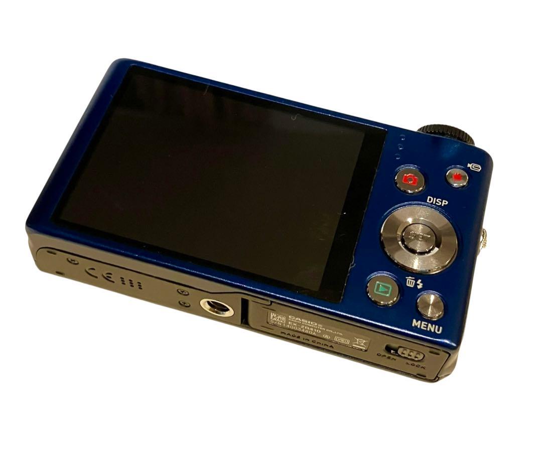 美品　カシオ　エクシリム　青　EX-ZR410 blue コンデジ