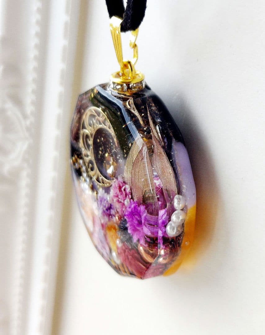 【1330】レジン　ネックレス　ペンダント　ハンドメイド