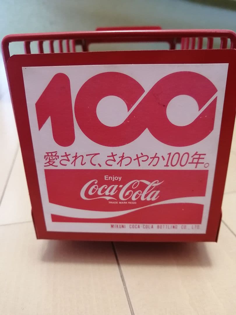 レトロ　80年代　コカ・コーラ生誕100周年記念品　非売品ヴィンテージCDラック