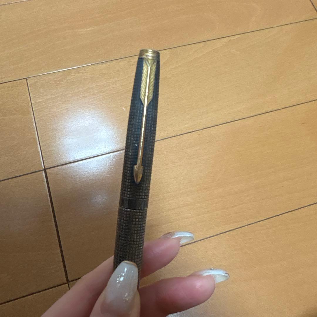 Parker パーカー スターリングシルバー ペン先14K 万年筆