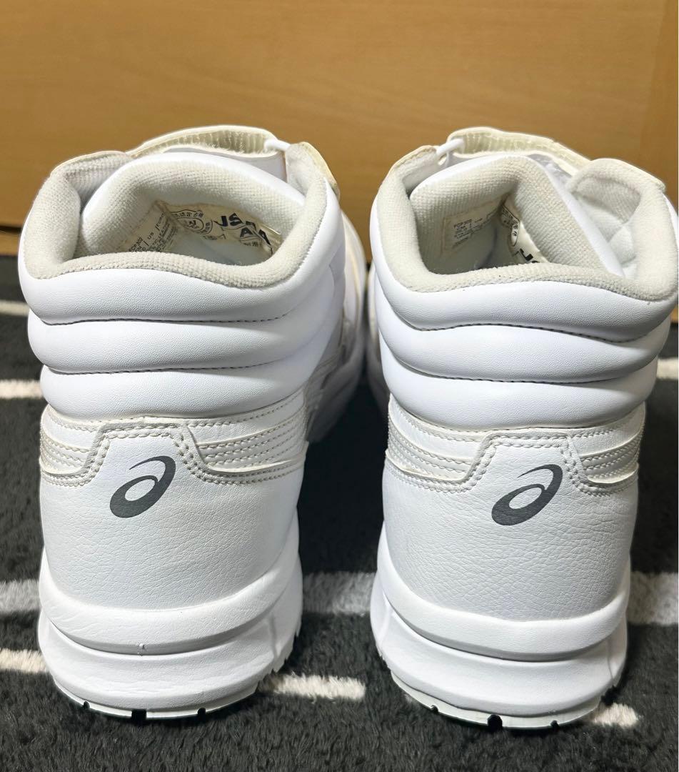 asics ホワイト 安全靴 ベルクロ