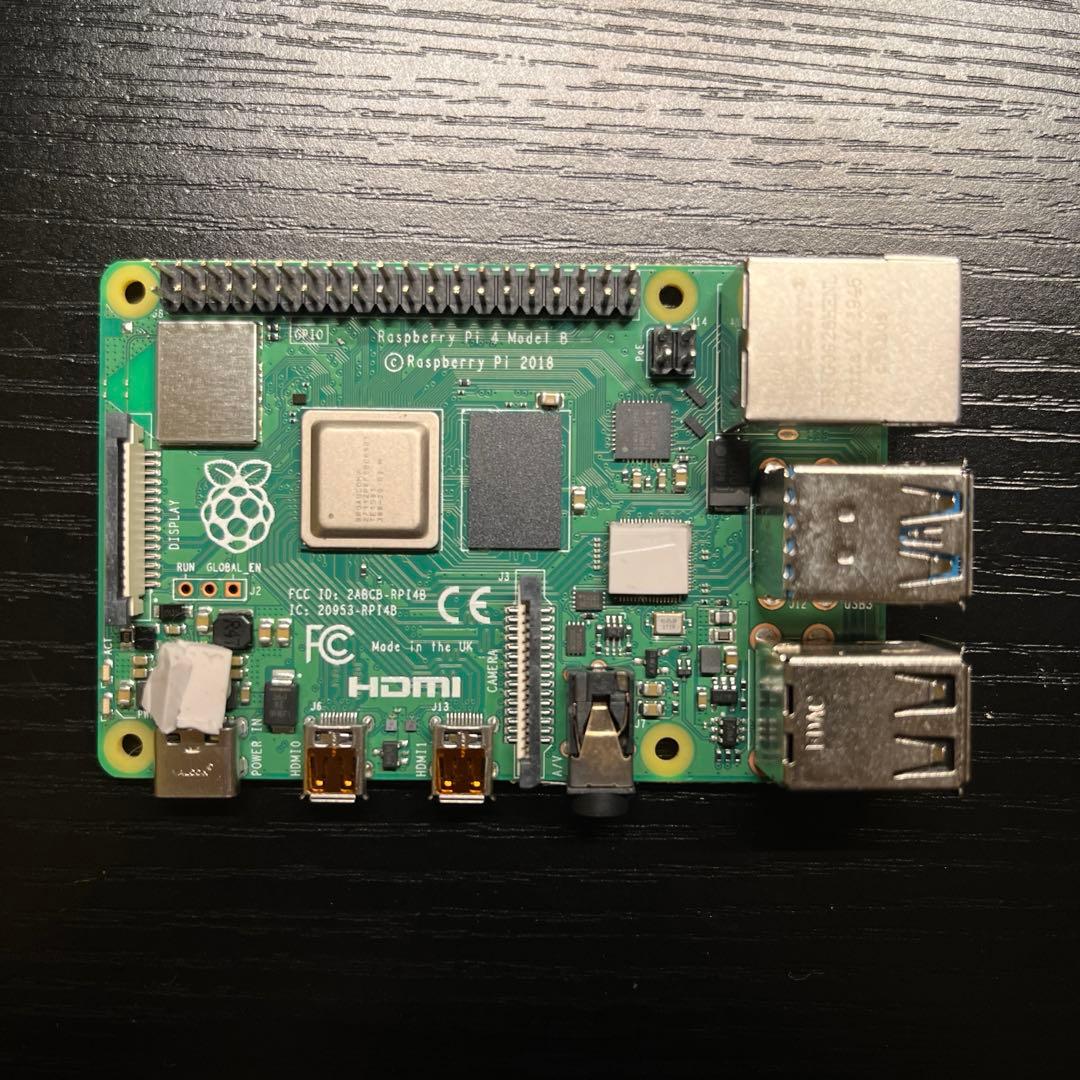 Raspberry Pi 4(Model B) アルミヒートシンク付き ブルー