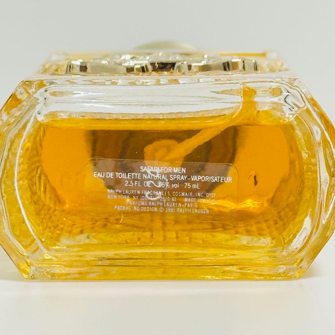 新品　ラルフローレン サファリ フォーメン オードトワレ　香水　75ml ①