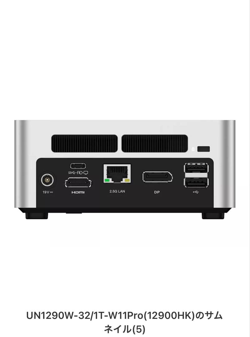 ミニPC MINISFORUM UN1290W-32/1T-W11Pro(12900HK)