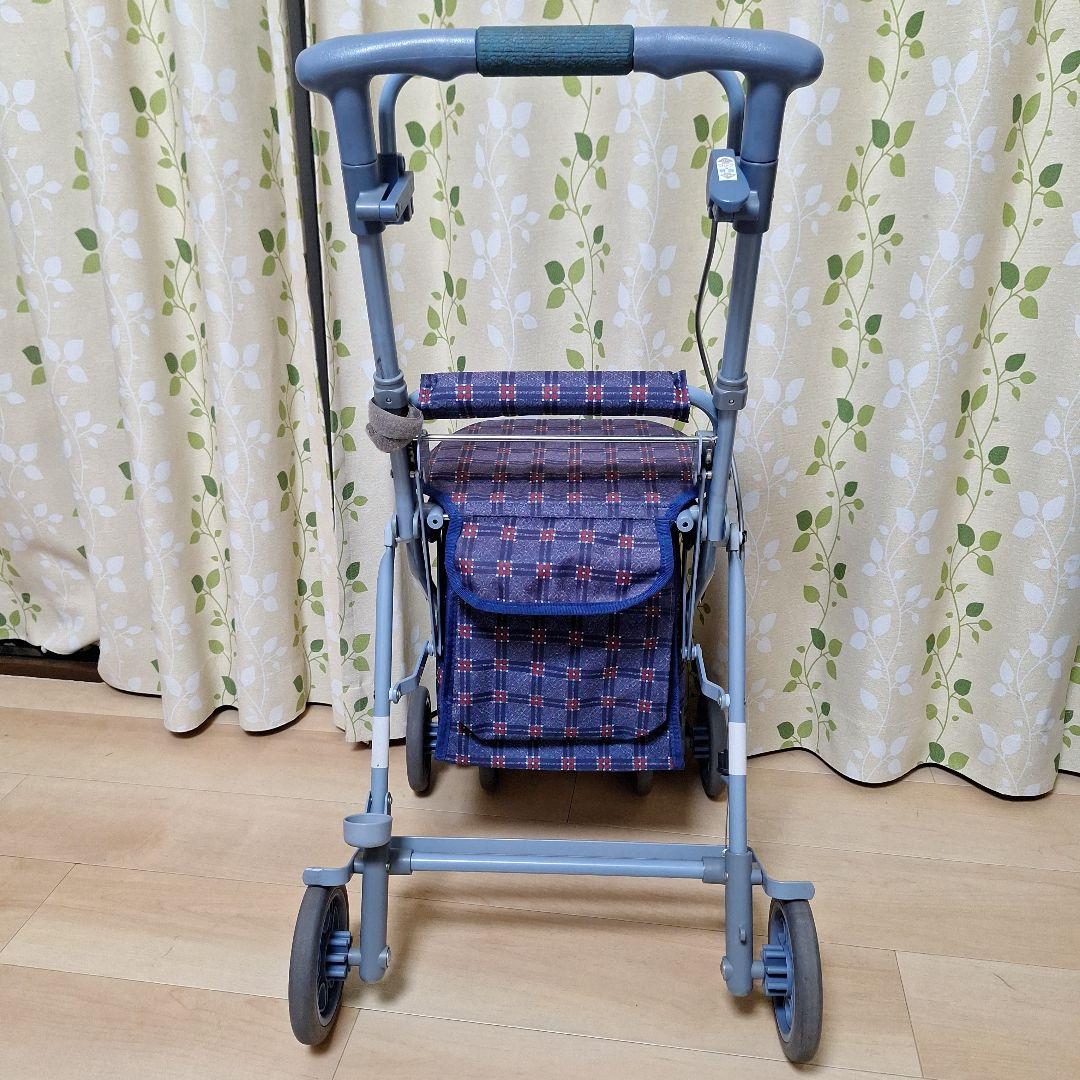 シルバーカー 　リズムRWC　島製作所　介護用品　押し車　籠乗せカート