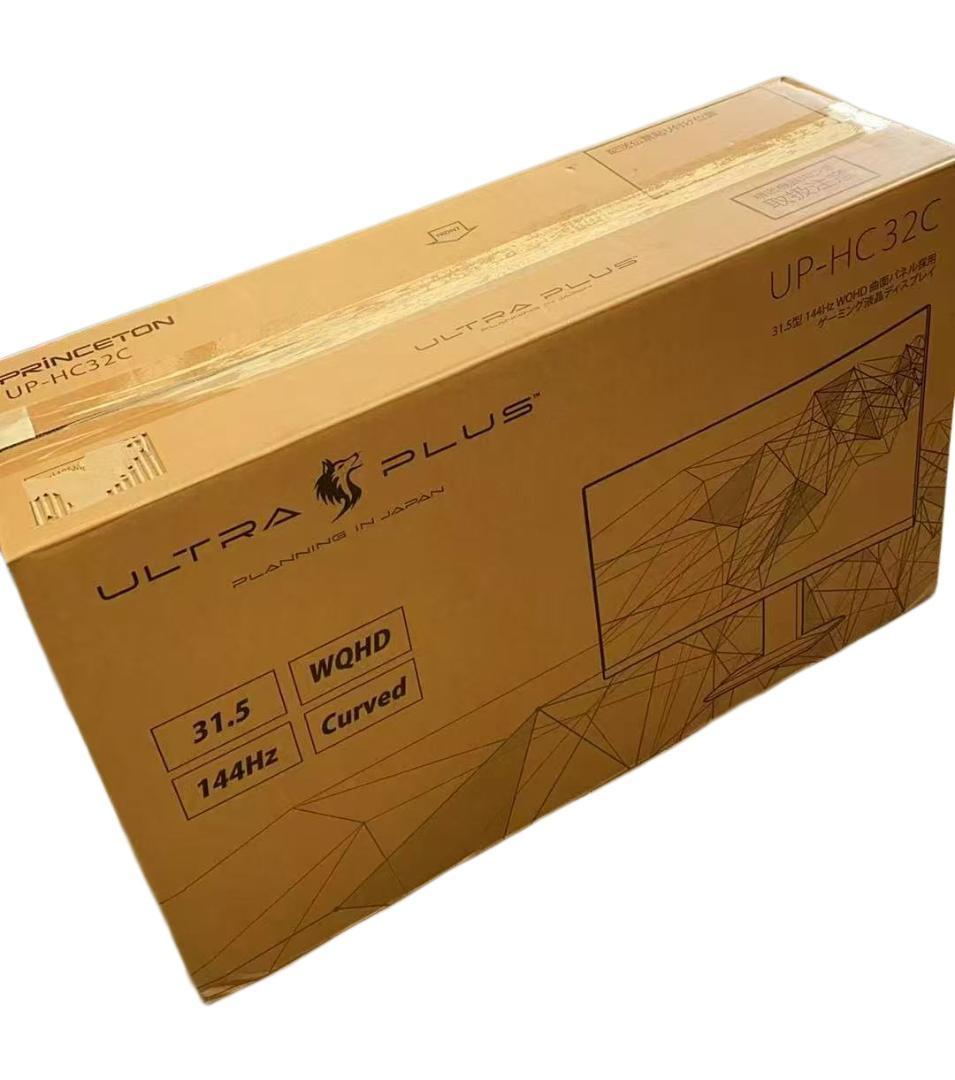 美品！プリンストン UP-HC32C 31.5型 WQHD 曲面モニター 元箱付