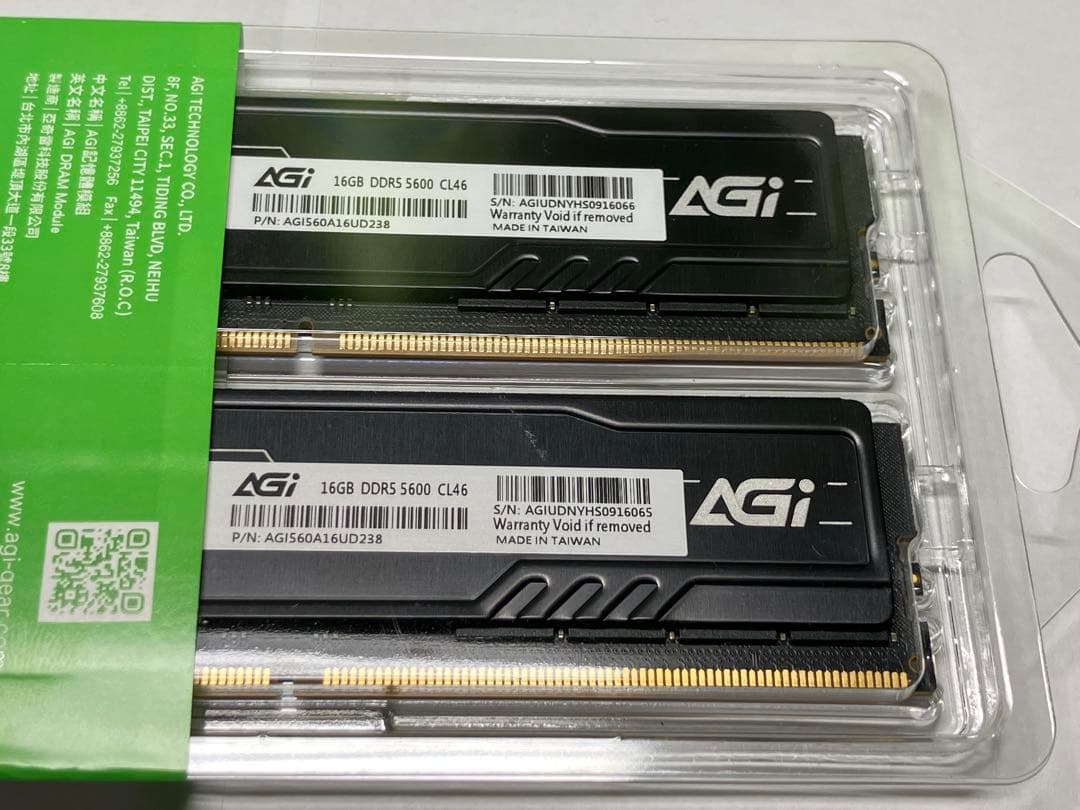 【新品未開封】メモリDDR5-5600 16GB×2【Intel&AMD対応】