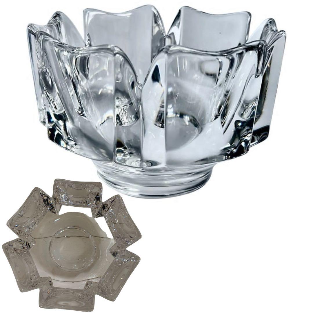 Orrefors VINTAGE Crystal Bowl Corona クリア