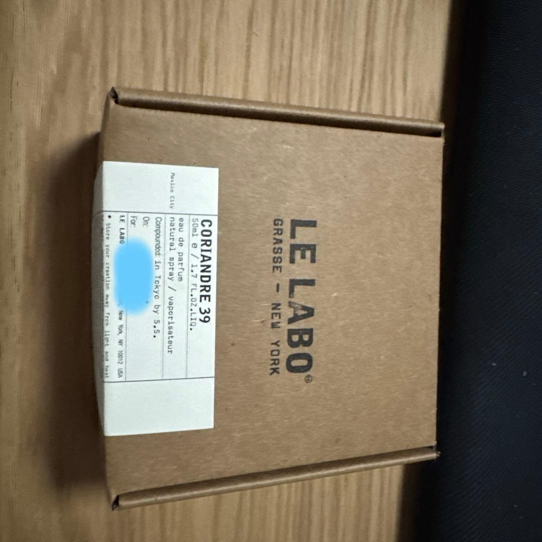 香水(ユニセックス) LE LABO Coriandre 39