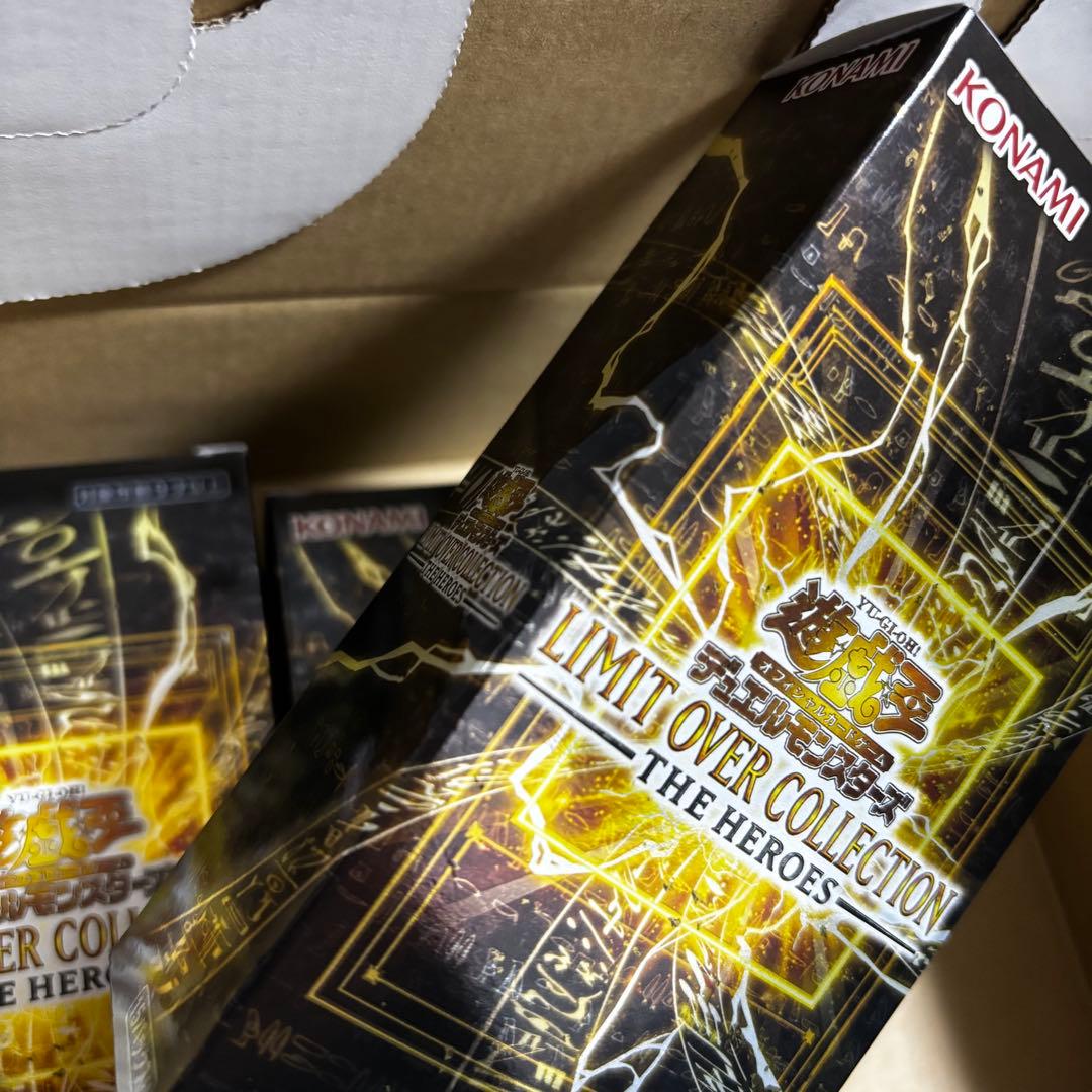 遊戯王 リミットオーバーコレクション　ザ・ヒーローズ　シュリンクなし　3BOX