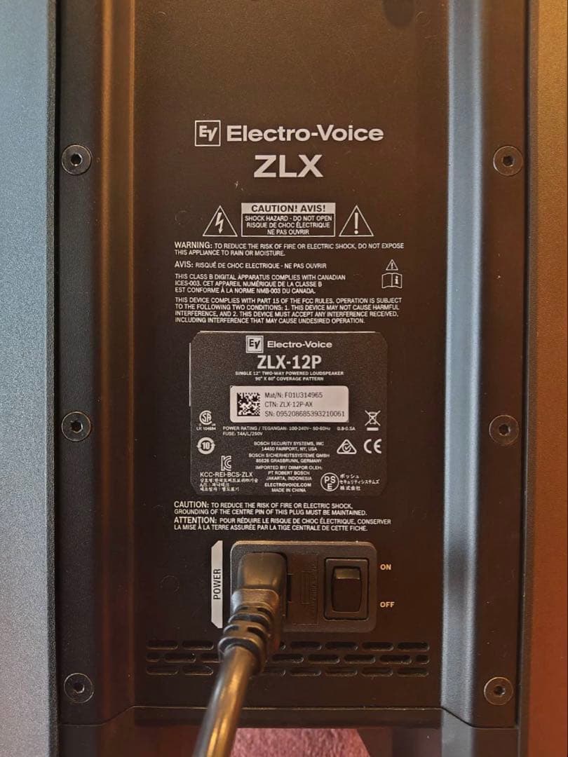 Electro-Voice　ZLX-12P【美品】パワードスピーカー 音響