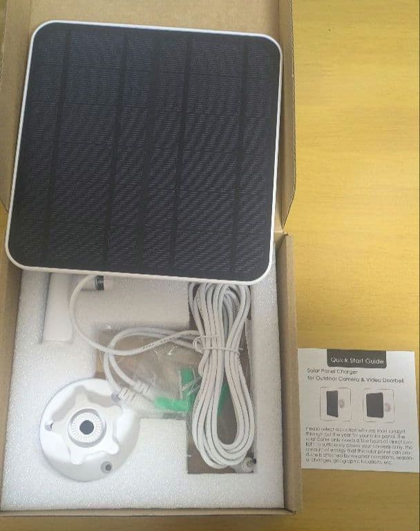 ソーラーパネル充電 防犯カメラ用 屋外 防水