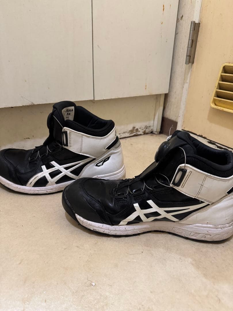 ASICS BOA安全靴 27.0cm ブラック/ホワイト