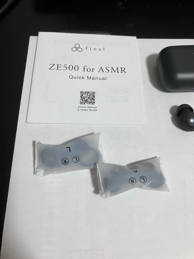 final ZE500 for ASMR ダークグレイ DARK GRAY