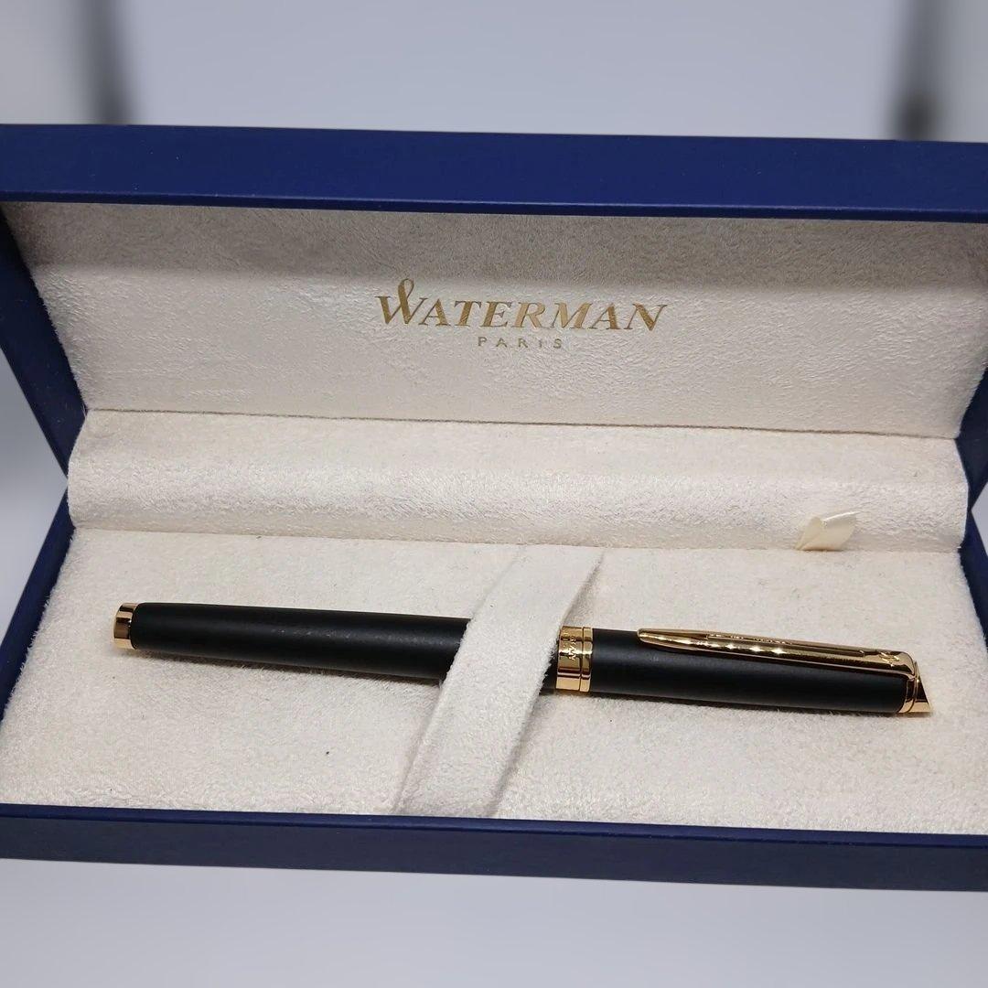 Waterman マットブラック 万年筆 F細字