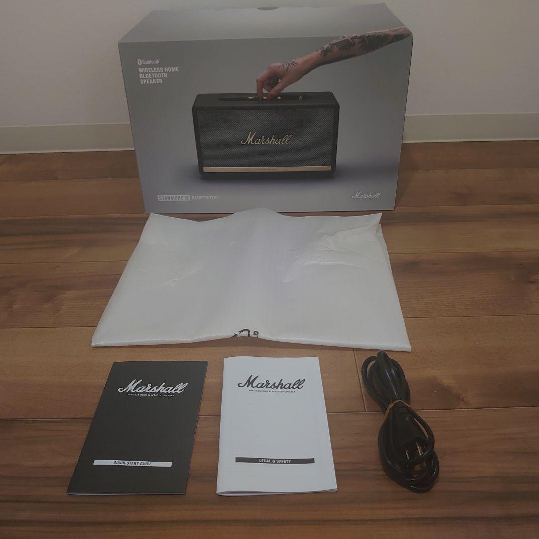 【美品】Marshall ワイヤレススピーカー Stanmore II ブラック