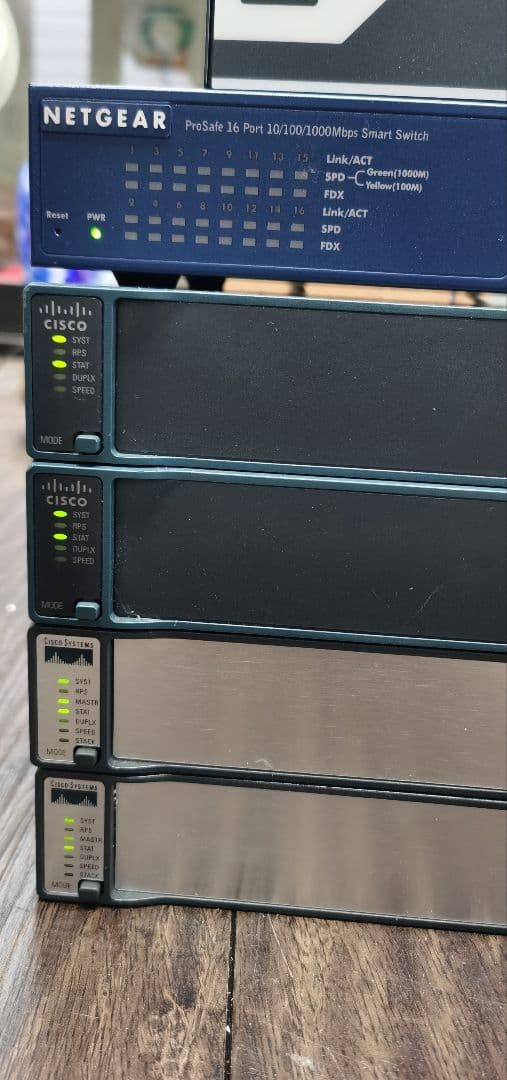ルーターc841m×1netgear gs716tCISCO L2.L3スイッチ