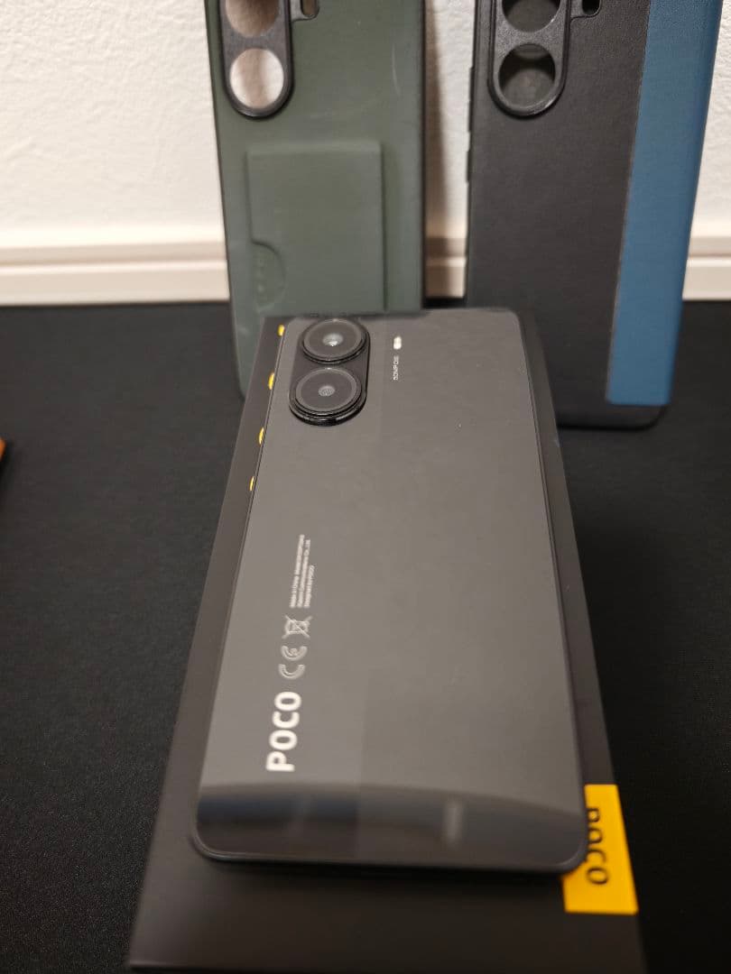 ［日本版］POCO X7 Pro 256GB ブラック ケース・フィルム付