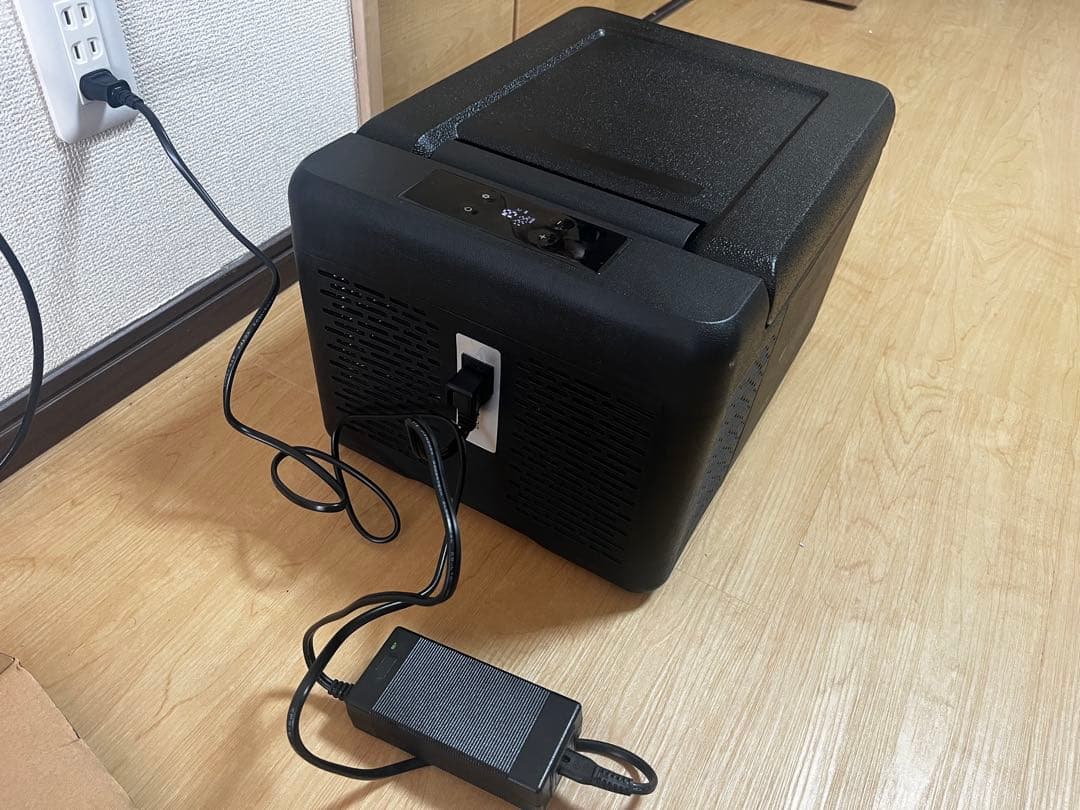 ９ℓポータブル冷蔵庫 AC/DC両用 ブラックDC24/12V、AC100V