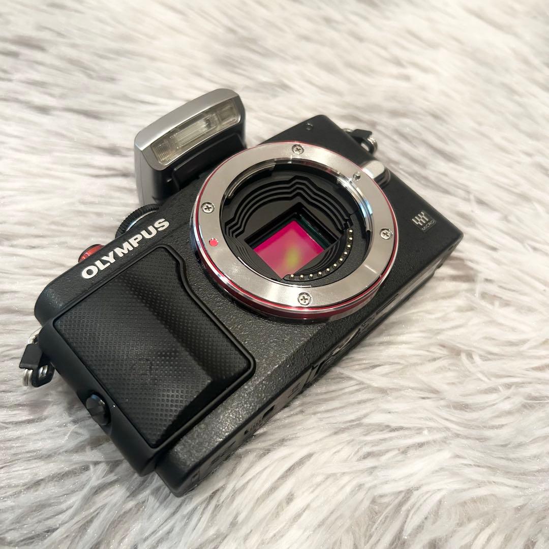【美品】 OLYMPUS オリンパス PEN Lite E-PL6　ブラック
