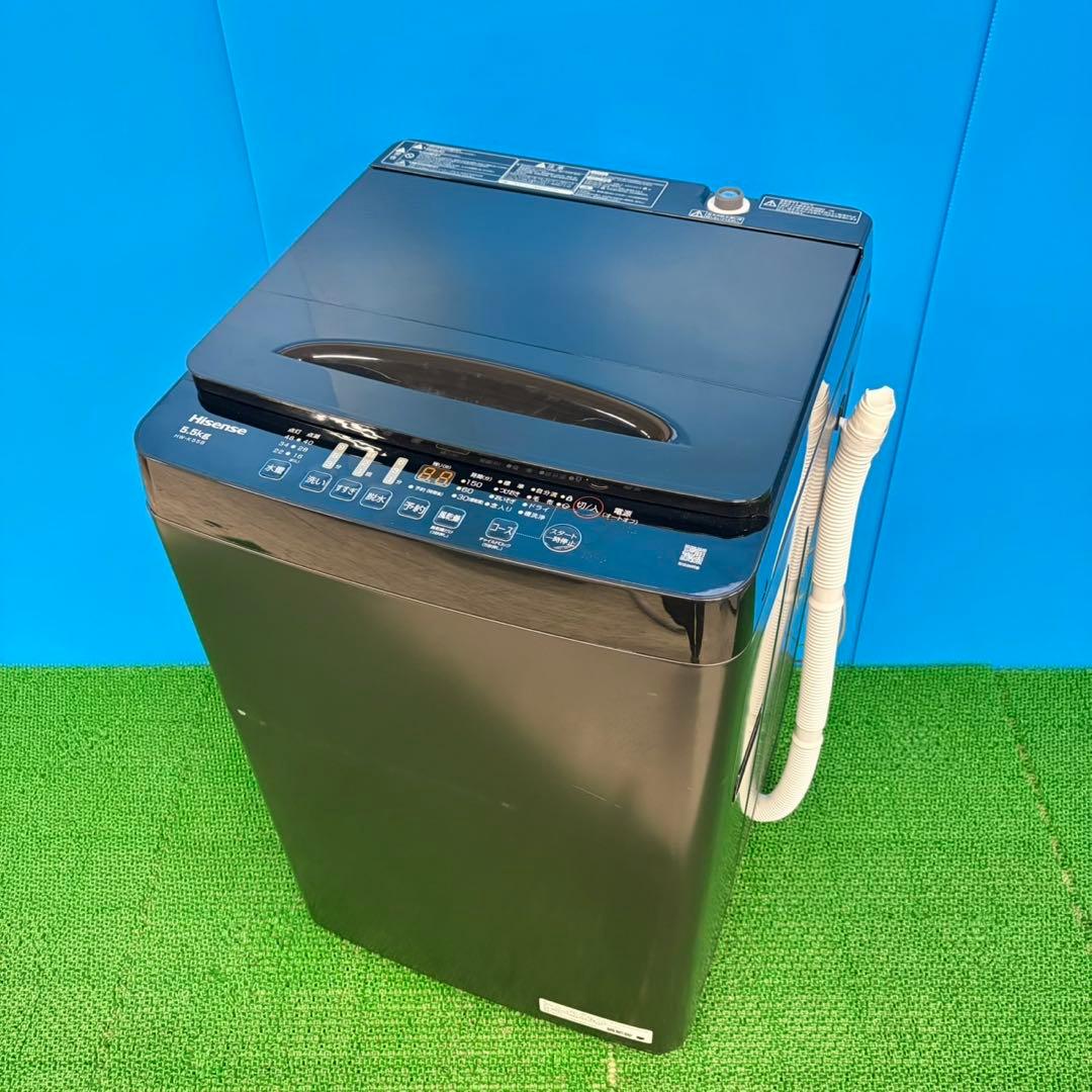 646 ブラックカラー　2025年製　洗濯機　5.5kg 小型　一人暮らし