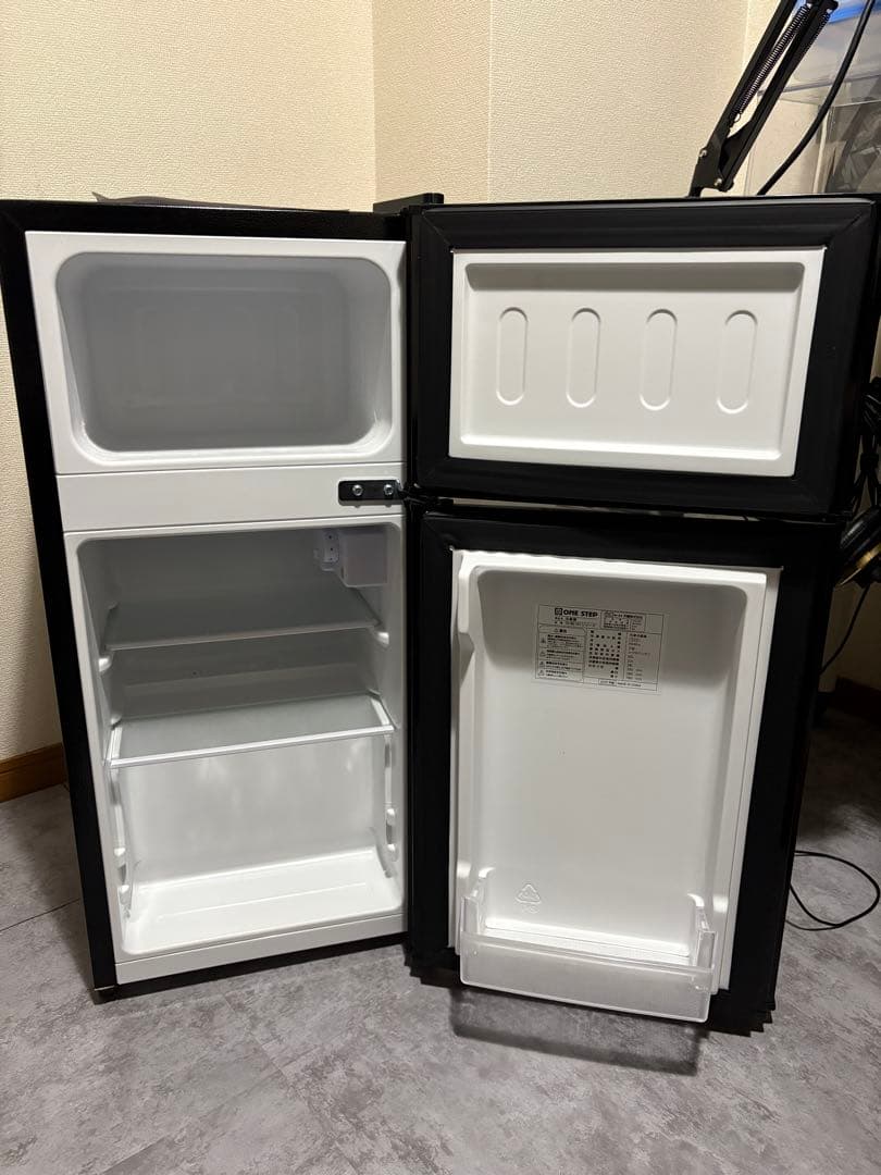 ONE STEP 2ドア 最新小型冷蔵冷凍庫 60L 2025年製