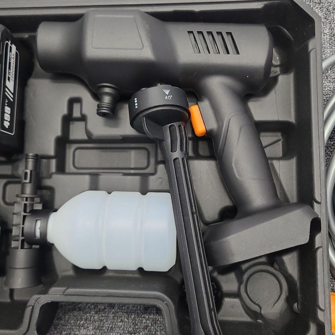 高圧洗浄機 コードレス 軽量 バッテリー付き