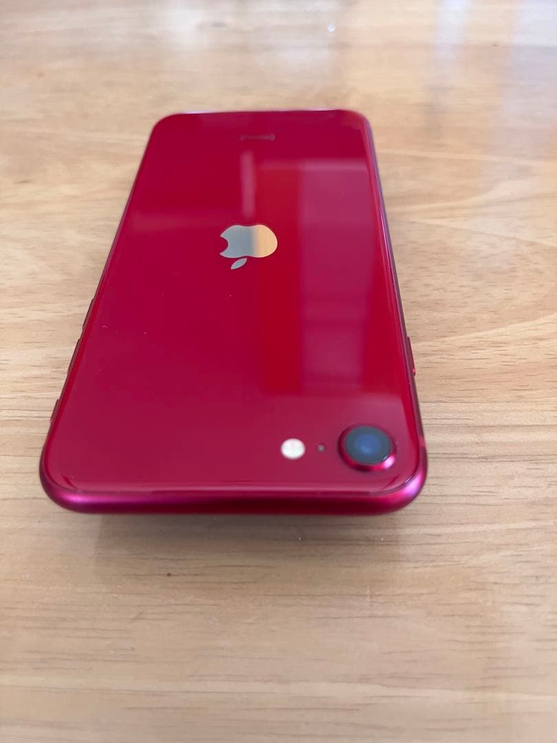 値下げ　iPhone SE3 RED 64gb SIMフリー