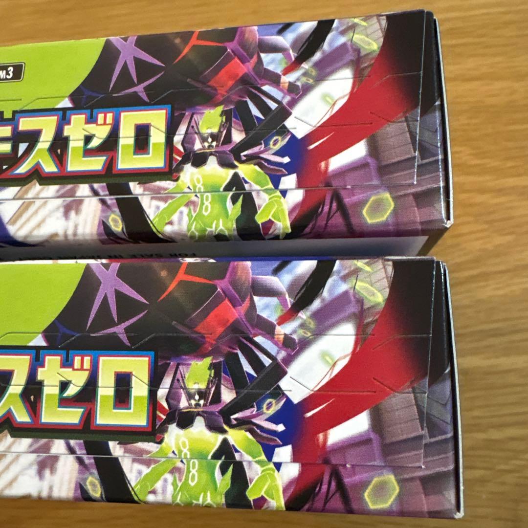 【シュリンクなし、ペリペリ付き】ポケモンカードゲーム ムニキスゼロ 2BOX